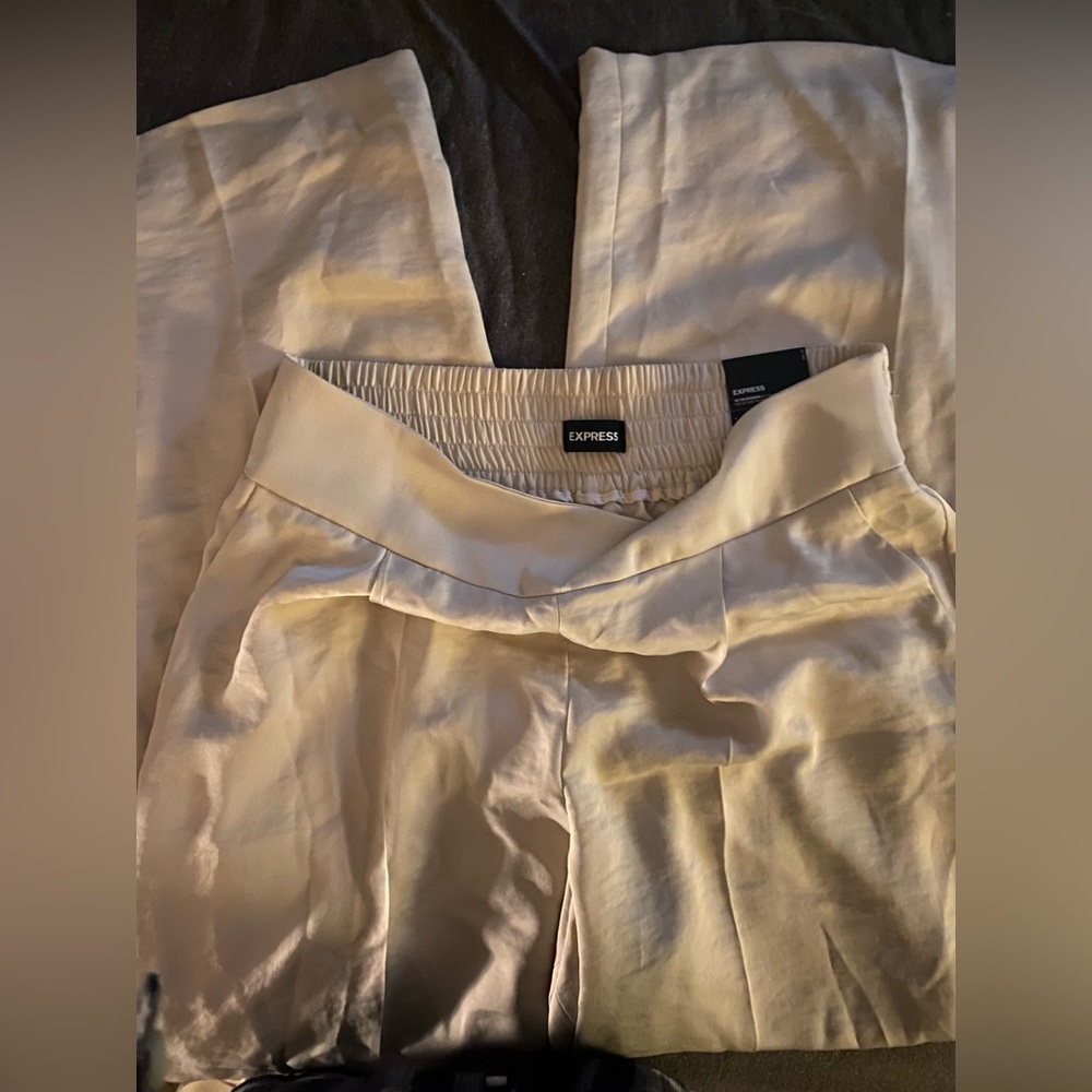 Express Wide Leg Super High Rise Pants
